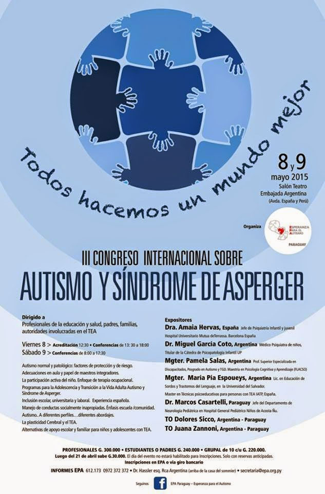«3er Congreso Internacional sobre Autismo y Síndrome de Asperger» – Detalles. - Foto 1